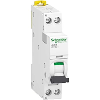 Disjoncteur Schneider Electric Acti 9 1P+N - 40A, Type C, Montage DIN - Publicité Disjoncteur Schneider Electric Acti 9 1P+N - 40A, Type C, Montage DIN - Publicité