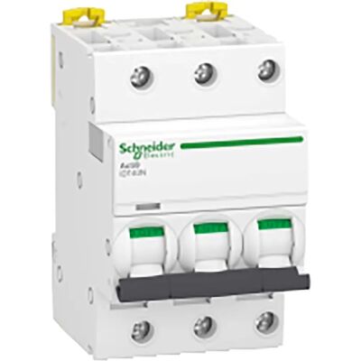Schneider Electric A9P34320 Disjoncteur Acti 9 3P - Blanc - Publicité Schneider Electric A9P34320 Disjoncteur Acti 9 3P - Blanc - Publicité
