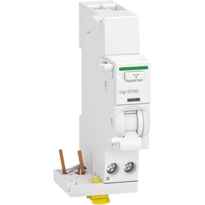 Schneider Electric Acti9 iDT40 - Disjoncteur différentiel - 25A, 300mA, Blanc - Dispositif différentiel - Publicité Schneider Electric Acti9 iDT40 - Disjoncteur différentiel - 25A, 300mA, Blanc - Dispositif différentiel - Publicité
