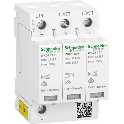 Schneider Electric - Acti9 Überspannungsschutz iPRD1 12,5r - 3P - 350V - Überspannungsschutz Schneider Electric - Acti9 Überspannungsschutz iPRD1 12,5r - 3P - 350V - Überspannungsschutz