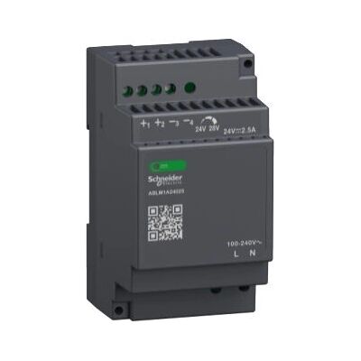 Alimentation Schneider Electric ABLM1A24025 - 24V, 2,5A, Montage sur rail DIN - Publicité Alimentation Schneider Electric ABLM1A24025 - 24V, 2,5A, Montage sur rail DIN - Publicité