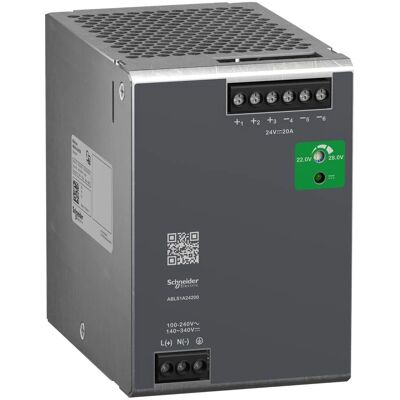 Schneider Electric - ABLS1A24200 - Fuente de alimentación - 24V 20A 480W Schneider Electric - ABLS1A24200 - Fuente de alimentación - 24V 20A 480W