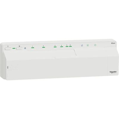 Schneider Electric Wiser CCTFR6600 Mehrzonen-Verteilerleiste - Fußbodenheizung Schneider Electric Wiser CCTFR6600 Mehrzonen-Verteilerleiste - Fußbodenheizung