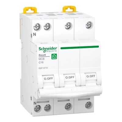 Schneider Electric - Resi9 XP MCB - 3P+N - Circuit breaker Schneider Electric - Resi9 XP MCB - 3P+N - Circuit breaker