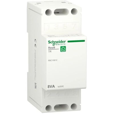 Schneider Electric R9C15812 Deurbeltransformator - Standaard 230V 8-12V Schneider Electric R9C15812 Deurbeltransformator - Standaard 230V 8-12V