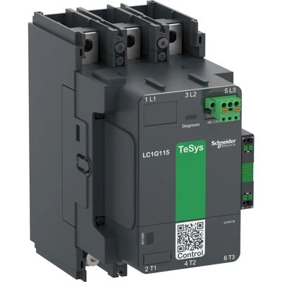 Schneider Electric Kontaktor LC1G185 - 3-polig, 100-250V AC/DC, 305A - Motorsteuerung Schneider Electric Kontaktor LC1G185 - 3-polig, 100-250V AC/DC, 305A - Motorsteuerung