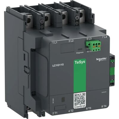 Schneider Electric Schneider Electric Contactor - 4-pole, 330A, 100-250V - LC1G2254KUEN Schneider Electric Schneider Electric Contactor - 4-pole, 330A, 100-250V - LC1G2254KUEN