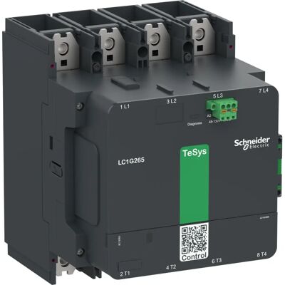Schneider Electric Kontaktschütz LC1G400 - 4-polig, 550A, 100-250V AC/DC Schneider Electric Kontaktschütz LC1G400 - 4-polig, 550A, 100-250V AC/DC