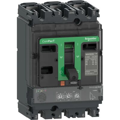 Schneider Electric C10H32D040 - Interruptor de circuito Tipo A 3,5 Módulos Schneider Electric C10H32D040 - Interruptor de circuito Tipo A 3,5 Módulos