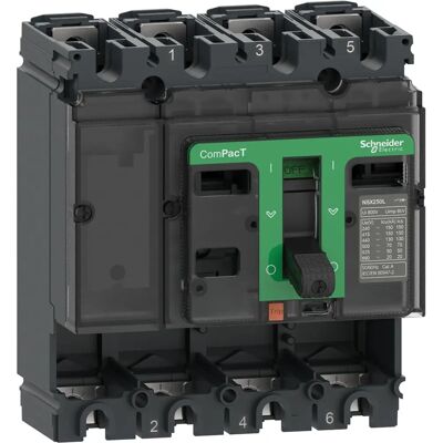 Cortacircuitos Schneider Electric C10L4 Tipo A 4 polos Cortacircuitos Schneider Electric C10L4 Tipo A 4 polos