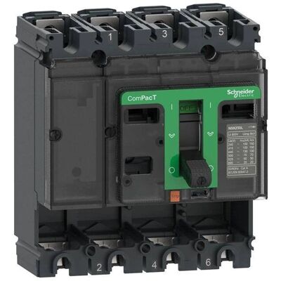 Disjoncteur Compact Schneider Electric C25B4 - 250A, 4P, 25kA, 690V - Publicité Disjoncteur Compact Schneider Electric C25B4 - 250A, 4P, 25kA, 690V - Publicité