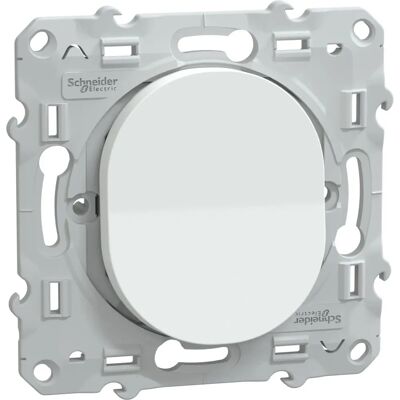 Interrupteur Schneider Electric S320204 - Blanc - Fixation par vis - Publicité Interrupteur Schneider Electric S320204 - Blanc - Fixation par vis - Publicité