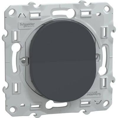 Schneider Electric S340206 - Bouton automatique - Anthracite - Publicité Schneider Electric S340206 - Bouton automatique - Anthracite - Publicité