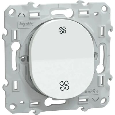 Schneider Electric S320236 - Interrupteur 2 vitesses continu - Blanc - Publicité Schneider Electric S320236 - Interrupteur 2 vitesses continu - Blanc - Publicité