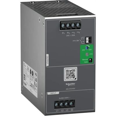 Schneider Power Supply ABLU - Universelle 3-Phasen 24V 20A Schneider Power Supply ABLU - Universelle 3-Phasen 24V 20A