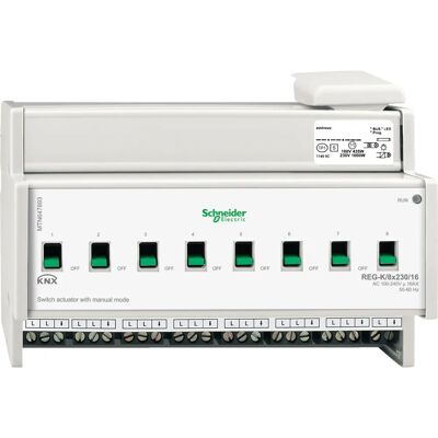 Schneider Electric MTN647893 - Actuador eléctrico de 8 canales Schneider Electric MTN647893 - Actuador eléctrico de 8 canales