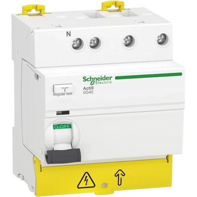 Schneider Electric Acti9 iIG40 - RCCB 63A 3P+N - Interrupteur différentiel - Publicité Schneider Electric Acti9 iIG40 - RCCB 63A 3P+N - Interrupteur différentiel - Publicité