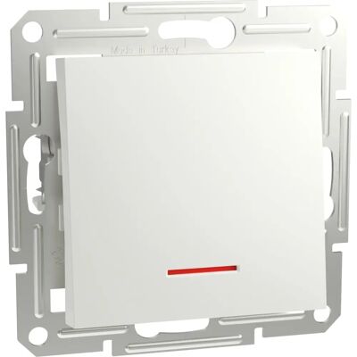 Schneider Electric Weiß Asfora Schalter - Wandmontage, LED, 10 AX Schneider Electric Weiß Asfora Schalter - Wandmontage, LED, 10 AX