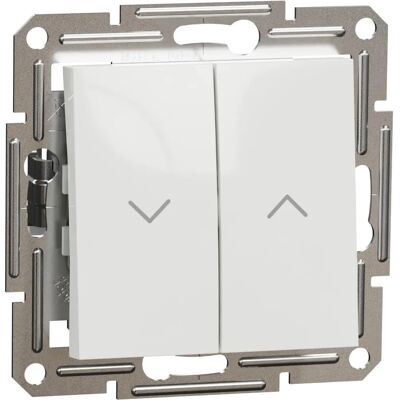 Schneider Electric Weiße Taster für Rollläden - Schalter & Knopf Schneider Electric Weiße Taster für Rollläden - Schalter & Knopf