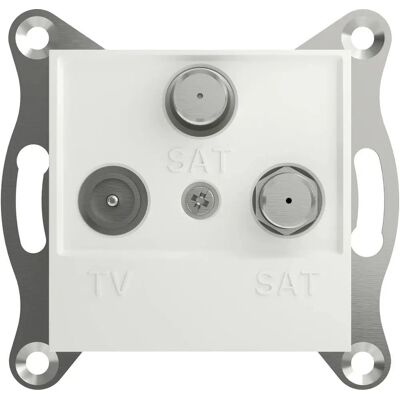 Schneider Electric EPH3670121D Weiß TV-SAT-Wandsteckdose - Endlinie-Design Schneider Electric EPH3670121D Weiß TV-SAT-Wandsteckdose - Endlinie-Design