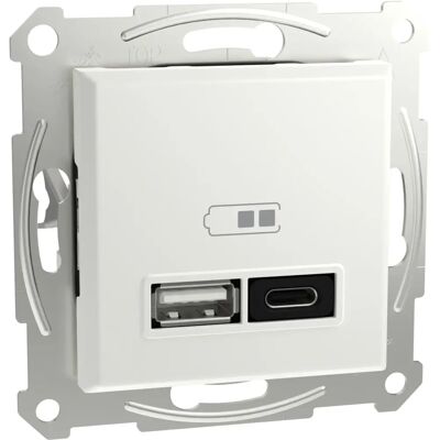 Schneider Electric EPH2770421D - USB Vägguttag Schneider Electric EPH2770421D - USB Vägguttag