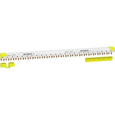 Barre de distribution Acti9 Schneider Electric - 80A, 18mm, Blanc - Publicité Barre de distribution Acti9 Schneider Electric - 80A, 18mm, Blanc - Publicité