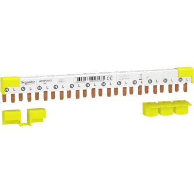 Schneider Electric A9XPC612 Buntstav - 12 Moduler, 18mm Bredd Schneider Electric A9XPC612 Buntstav - 12 Moduler, 18mm Bredd