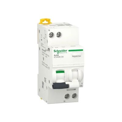 Interruptor Automático 1P+N Schneider Electric iCV40N - Serie Acti9 Interruptor Automático 1P+N Schneider Electric iCV40N - Serie Acti9