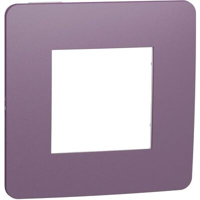 Schneider NU280214 - Cadre 1 Élément Violet Blanc Schneider NU280214 - Cadre 1 Élément Violet Blanc