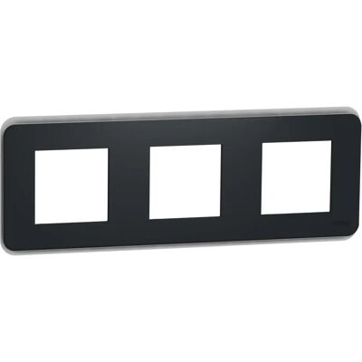 Schneider Electric - NU400654 - Anthracite - 3 modules - Finish plate - Publicité Schneider Electric - NU400654 - Anthracite - 3 modules - Finish plate - Publicité