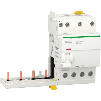 Schneider Electric Acti9 iTG40 - 63A 4P 30mA Disjoncteur différentiel Type AC - Publicité Schneider Electric Acti9 iTG40 - 63A 4P 30mA Disjoncteur différentiel Type AC - Publicité