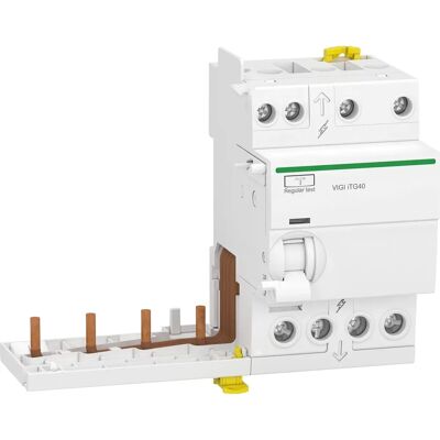 Schneider Electric Acti9 iTG40 - 4P 63A 300mA - Disjoncteur différentiel - Publicité Schneider Electric Acti9 iTG40 - 4P 63A 300mA - Disjoncteur différentiel - Publicité