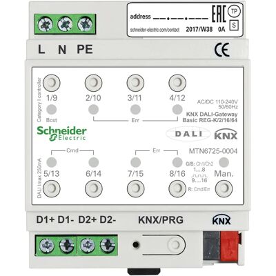 Schneider Electric MTN6725-0004 Contrôleur Gateway - KNX DALI Basic - Publicité Schneider Electric MTN6725-0004 Contrôleur Gateway - KNX DALI Basic - Publicité