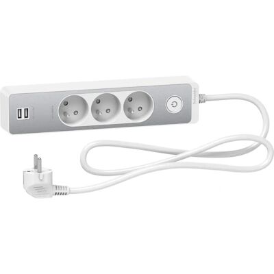 Schneider Electric Modelo ST933U1W Protector contra sobretensiones Regleta Schneider Electric Modelo ST933U1W Protector contra sobretensiones Regleta