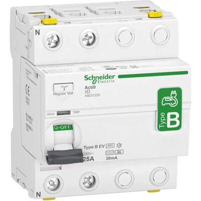 Schneider Electric A9Z51225 - RCCB 2P 25A 30mA - Interruptor diferencial Schneider Electric A9Z51225 - RCCB 2P 25A 30mA - Interruptor diferencial
