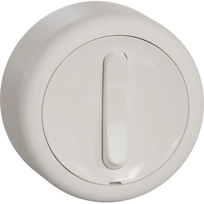 Interruptor en cruz blanco - 16A/250V - Montaje superficial - Estilo clásico - Interruptor eléctrico Interruptor en cruz blanco - 16A/250V - Montaje superficial - Estilo clásico - Interruptor eléctrico
