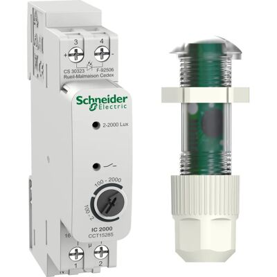 Schneider Electric CCT15285 - Dämmerungsschalter - 230V, DIN-Montage Schneider Electric CCT15285 - Dämmerungsschalter - 230V, DIN-Montage