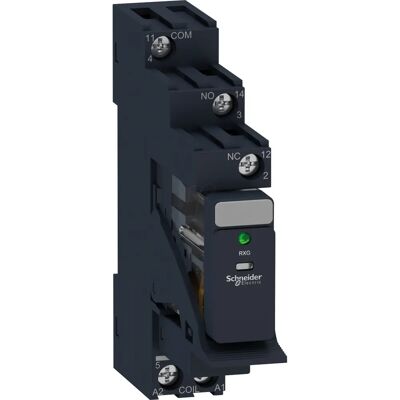 Relé Schneider Electric RXG - 230V CA, SPDT, 10A, Montaje DIN Relé Schneider Electric RXG - 230V CA, SPDT, 10A, Montaje DIN