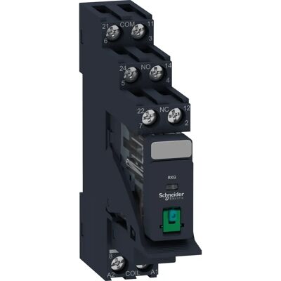 Schneider Electric RXG21BDPV - Relé IP20 24V DPDT Schneider Electric RXG21BDPV - Relé IP20 24V DPDT