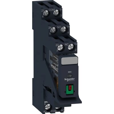 Schneider Electric RXG21B7PV - Relé de interfaz - 24 V, DPDT, 5 A Schneider Electric RXG21B7PV - Relé de interfaz - 24 V, DPDT, 5 A