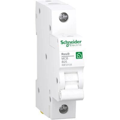 Schneider Electric Disyuntor diferencial - 25A, 1 polo, curva B Schneider Electric Disyuntor diferencial - 25A, 1 polo, curva B
