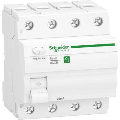Schneider Electric R9R22463 Fehlerstrom-Schutzschalter - 3P+N, 63A, Typ A Schneider Electric R9R22463 Fehlerstrom-Schutzschalter - 3P+N, 63A, Typ A