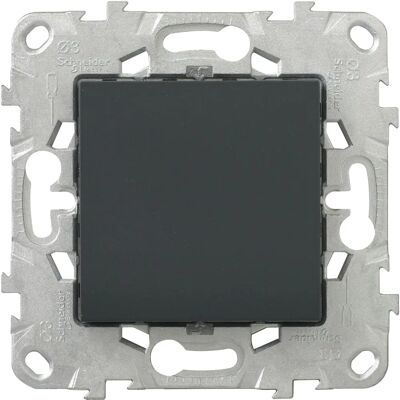 Schneider Unica mécanisme obturateur à vis 2 modules Anthracite - Publicité Schneider Unica mécanisme obturateur à vis 2 modules Anthracite - Publicité