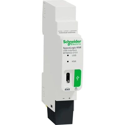 Interfaz USB SpaceLogic KNX de Schneider Electric - Carril DIN Interfaz USB SpaceLogic KNX de Schneider Electric - Carril DIN