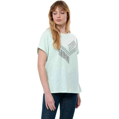 Kaporal Joulie23w11 Blau Kurzarm T-Shirt - T-Shirt Kaporal Joulie23w11 Blau Kurzarm T-Shirt - T-Shirt