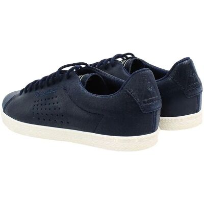 Le Coq Sportif Charline Dames Sneakers in Blauw Leer - Dames Trainers Le Coq Sportif Charline Dames Sneakers in Blauw Leer - Dames Trainers