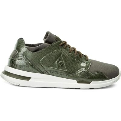Le Coq Sportif LCS R Flow Green Leather Womens Trainers - Womens Trainers Le Coq Sportif LCS R Flow Green Leather Womens Trainers - Womens Trainers
