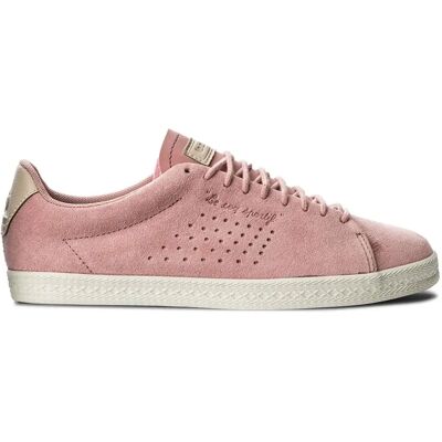 Le Coq Sportif Charline Pink Suede Leather Womens Trainers - Size UK 3.5 Le Coq Sportif Charline Pink Suede Leather Womens Trainers - Size UK 3.5