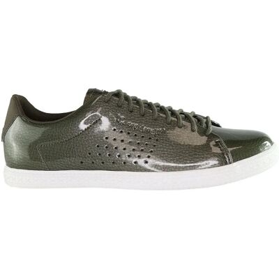Le Coq Sportif Charline Coated Lace-Up Green Womens Trainers - Size UK 3.5 Le Coq Sportif Charline Coated Lace-Up Green Womens Trainers - Size UK 3.5