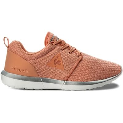 Le Coq Sportif Dynacomf Feminine Mesh Metallic Lace-Up Orange Synthetic Womens Trainers - Size Uk 7.5 Le Coq Sportif Dynacomf Feminine Mesh Metallic Lace-Up Orange Synthetic Womens Trainers - Size Uk 7.5